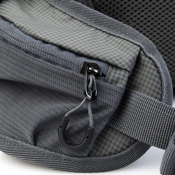 35L zwarte hiking rugtas met ventilatiesysteem - Spokey BUDDY