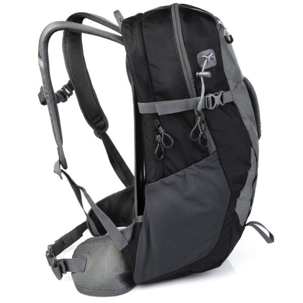 35L zwarte hiking rugtas met ventilatiesysteem - Spokey BUDDY
