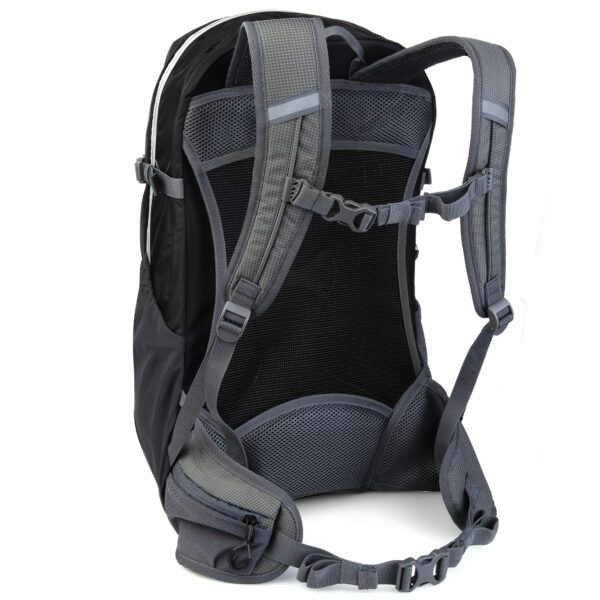 35L zwarte hiking rugtas met ventilatiesysteem - Spokey BUDDY