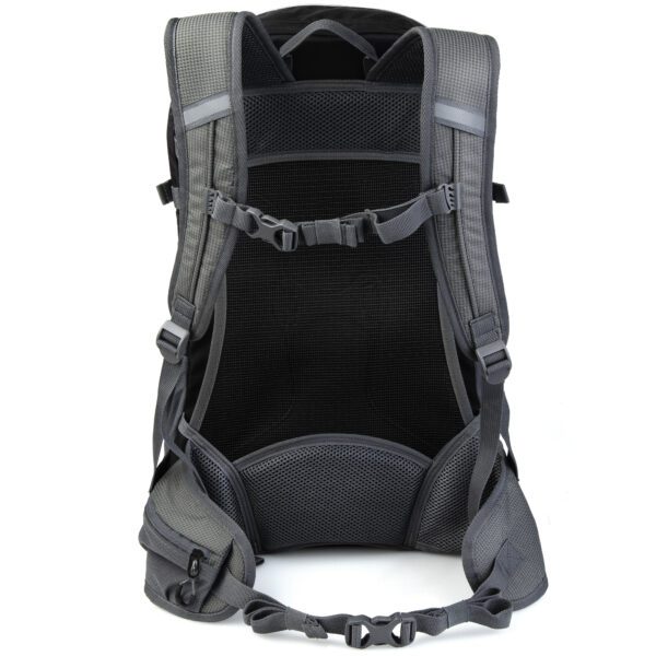 35L zwarte hiking rugtas met ventilatiesysteem - Spokey BUDDY
