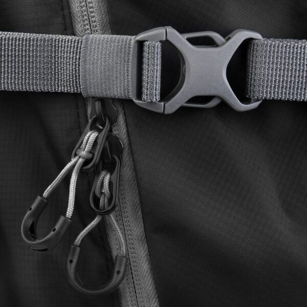 35L zwarte hiking rugtas met ventilatiesysteem - Spokey BUDDY