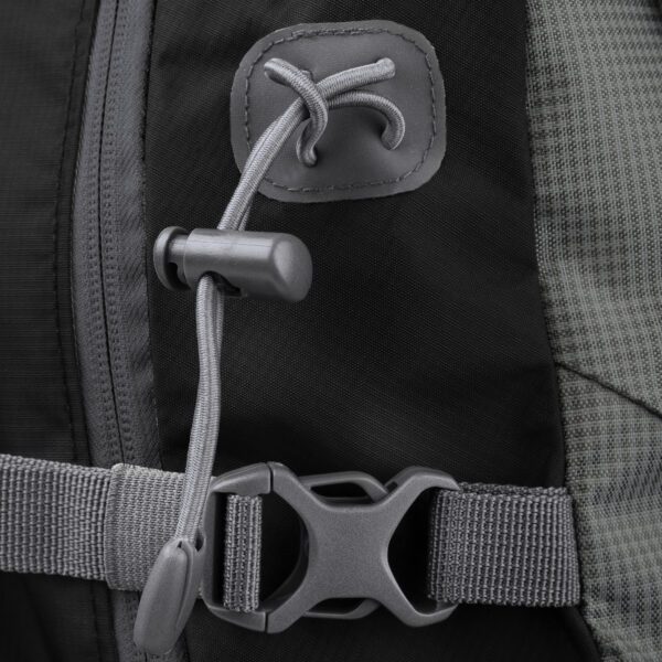 35L zwarte hiking rugtas met ventilatiesysteem - Spokey BUDDY