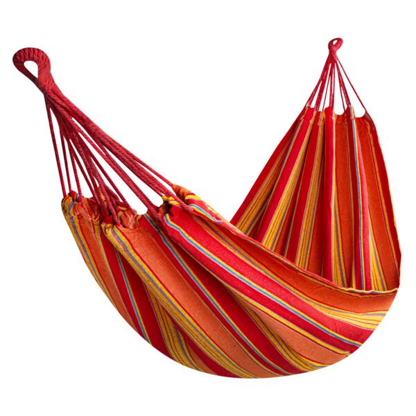 Hangmat 200x100 cm rood en geel - Spokey IPANEMA