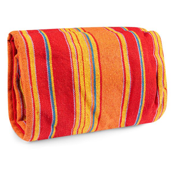Hangmat 200x100 cm rood en geel - Spokey IPANEMA