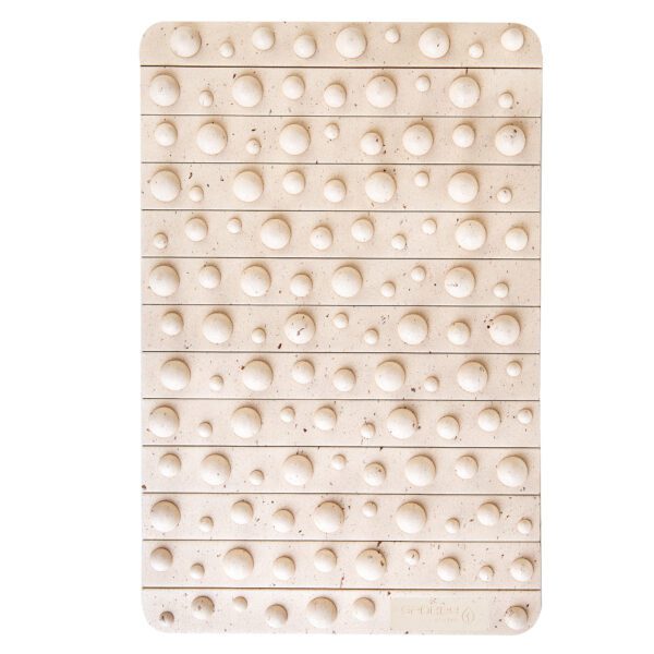 Eco-vriendelijke yoga mat met massageprotrusies - Spokey ROSE 30x46 cm