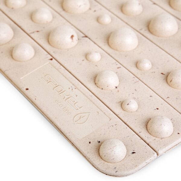 Eco-vriendelijke yoga mat met massageprotrusies - Spokey ROSE 30x46 cm