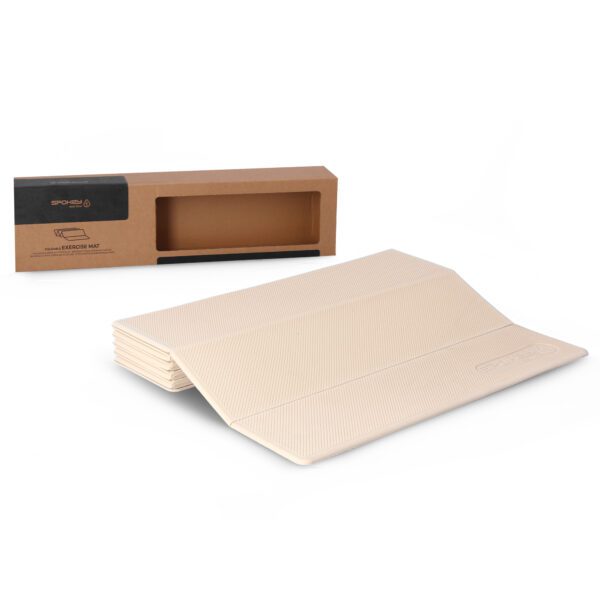 Vouwbare fitnessmat van ecologische materialen - Spokey LUCY