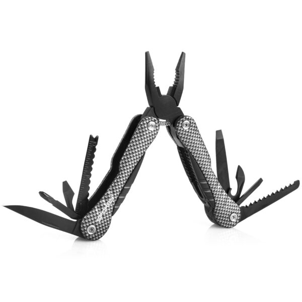 Multitool zwart 14-in-1 met ergonomisch handvat - Spokey CARBON SX
