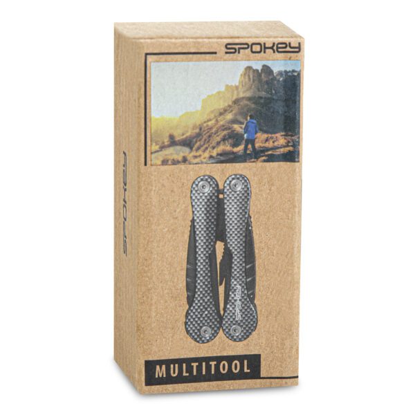 Multitool zwart 14-in-1 met ergonomisch handvat - Spokey CARBON SX