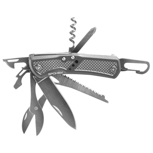 Multifunctioneel zakmes 9-in-1 zilver - Spokey STING