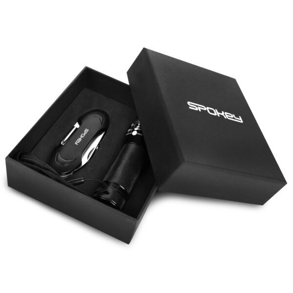 Multifunctionele zakmes en zaklamp set - Spokey ZOOM