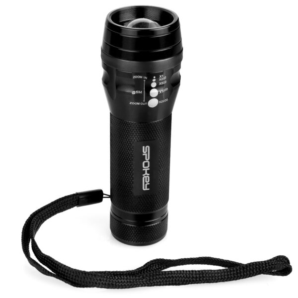 Multifunctionele zakmes en zaklamp set - Spokey ZOOM