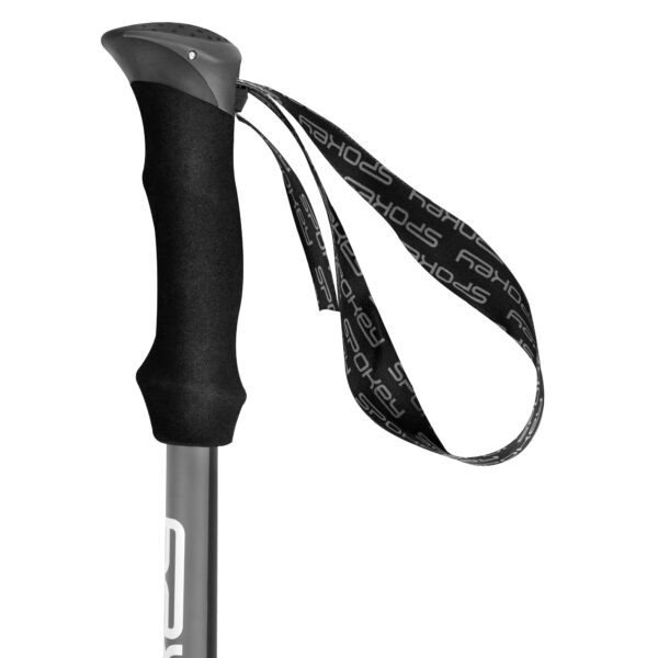 Wandelstokken grijs zwart verstelbaar 105-135 cm - Spokey ZION