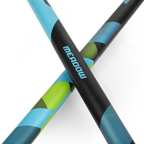 Nordic walking stokken zwart blauw verstelbaar 105-135 cm - SPOKEY MEADOW II
