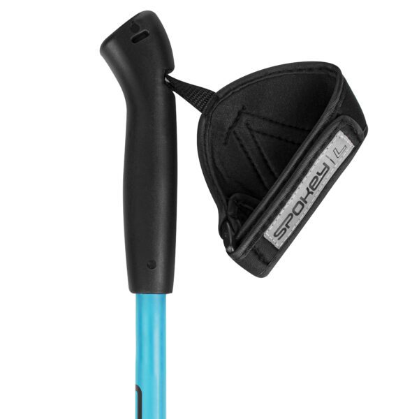 Nordic walking stokken zwart blauw verstelbaar 105-135 cm - SPOKEY MEADOW II