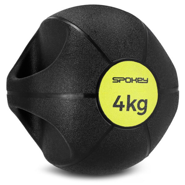 Gewichtbal 4 kg met handgrepen voor krachttraining - Spokey GRIPI