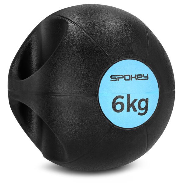 Gewichtbal 6 kg met handvatten voor krachttraining - Spokey GRIPI