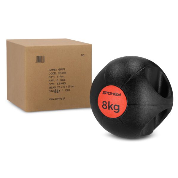 Gewichtbal met handvat 8 kg voor krachttraining - Spokey GRIPI