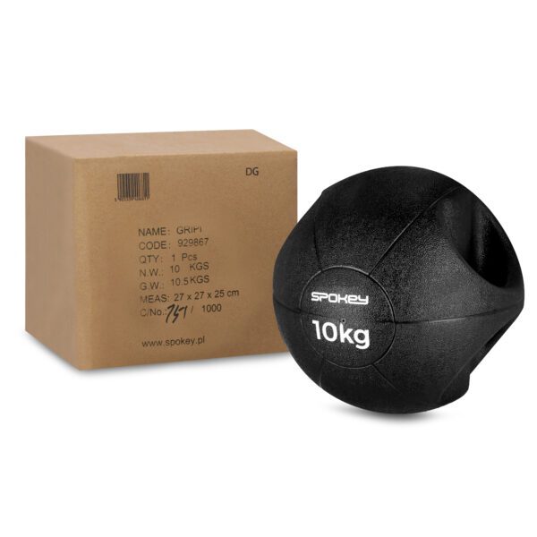 Gewichten trainingsbal 10 kg met handvatten - Spokey GRIPI