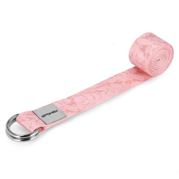 Yoga en oefenband roze 183 cm - Spokey LEAF