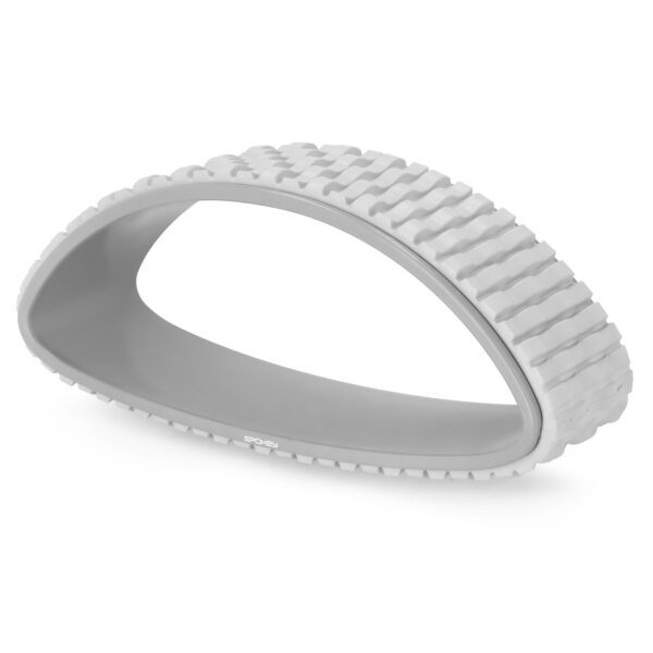 Yoga en oefenwiel grijs 38x12,7 cm - Spokey FISHI