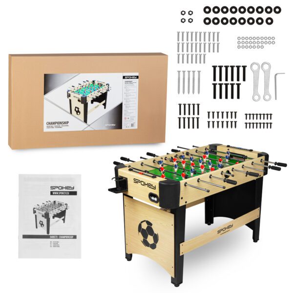 Tafelvoetbal Spokey CHAMPIONSHIP - stabiele MDF tafel 122x61x79 cm
