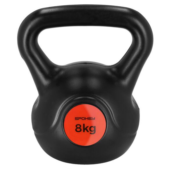 Kettlebell 8kg plastic voor thuistraining - Spokey KETTELBEL