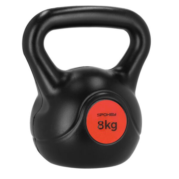 Kettlebell 8kg plastic voor thuistraining - Spokey KETTELBEL