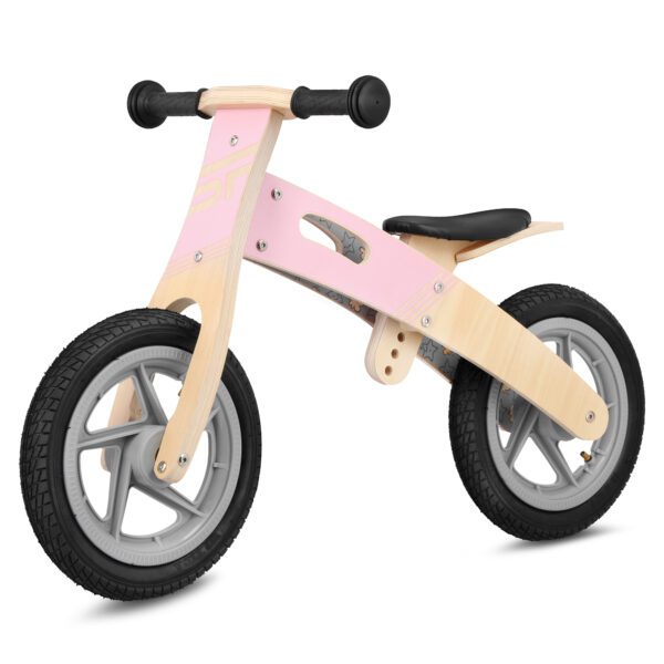 Houten loopfiets met dubbele hoogteverstelling - Spokey WOO-RIDE DUO