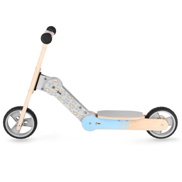 Loopfiets en scooter 2-in-1 voor kinderen - Spokey WOO-RIDE MULTI