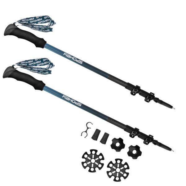 Lichte carbon wandelstokken 105-135 cm - Spokey CARBON