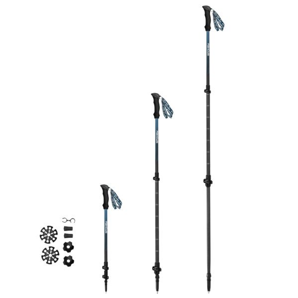 Lichte carbon wandelstokken 105-135 cm - Spokey CARBON