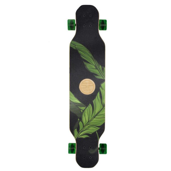 Freeride longboard 104 cm met grote wielen - Spokey LONGBAY PRO