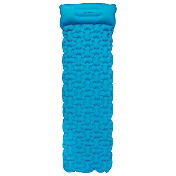 Ultralight trekking luchtbed 213 cm blauw - Spokey AIR BED