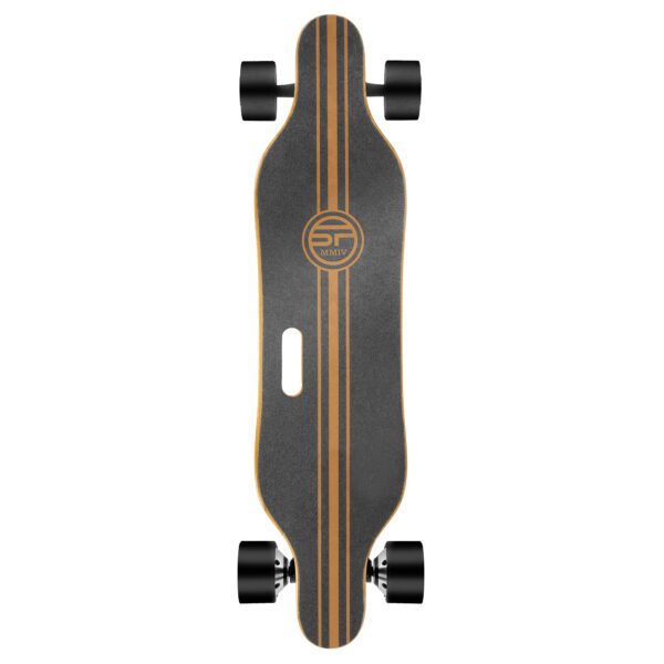 Elektrisch skateboard - Spokey E-LONGBAY - 93x26,5cm - Zwart
