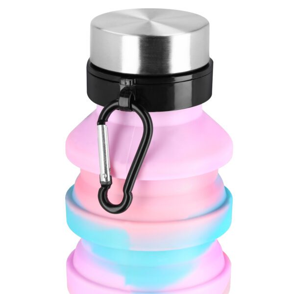 Opvouwbare silicone bidon 550 ml multicolor - Spokey JUMP