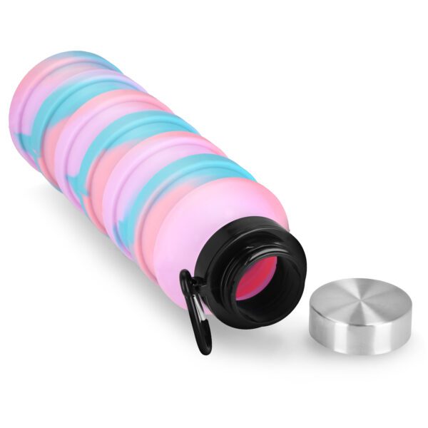 Opvouwbare silicone bidon 550 ml multicolor - Spokey JUMP