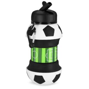 Vouwbare silicone drinkfles voor sport - Spokey CORT Vouwbare silicone drinkfles voor sport - Spokey CORT