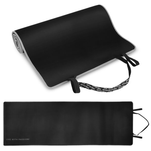 Fitnessmat Spokey FLEXMAT - zwart, 0.6 cm neopreen, antislip