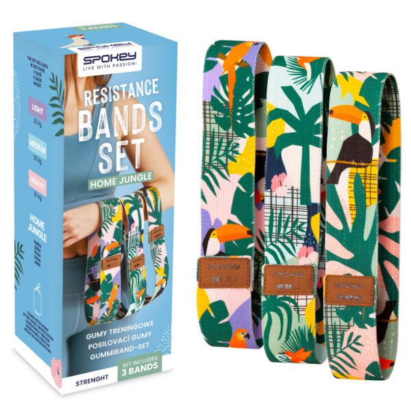 Set van 3 weerstandsbanden 20-30 kg - Spokey HOME JUNGLE