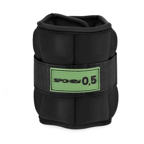 Velcro gewichten 0,5 kg zwart voor fitness - Spokey FORM