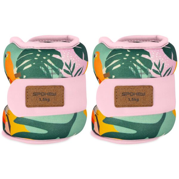 Verstelbare enkel- en polsgewichten 2x1,5 kg - Spokey HOME JUNGLE