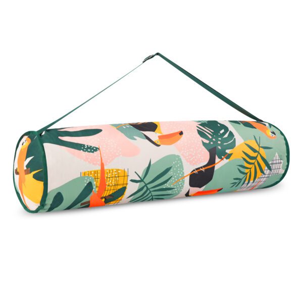 Yogamat tas met bloemenprint - Spokey HOME JUNGLE