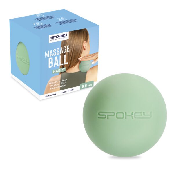 Massagebal Spokey HARDY - groene gel bal voor spierontspanning 6,5 cm