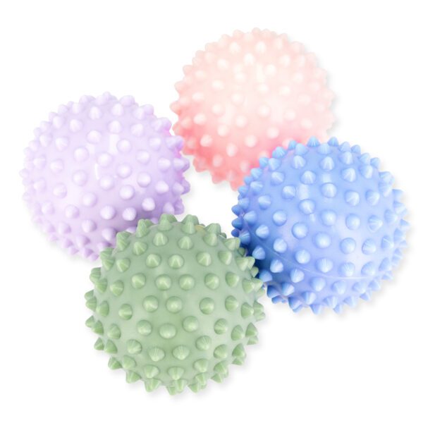 Massageballen set 4 stuks multicolor voor spierontspanning - Spokey GRESPI