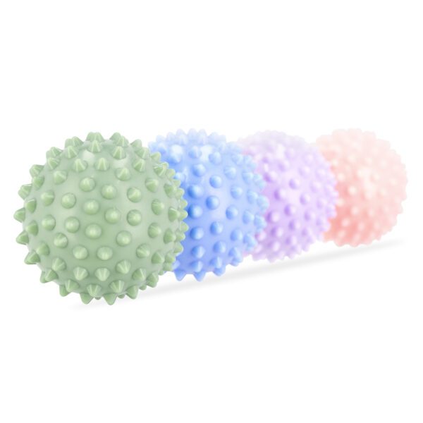 Massageballen set 4 stuks multicolor voor spierontspanning - Spokey GRESPI