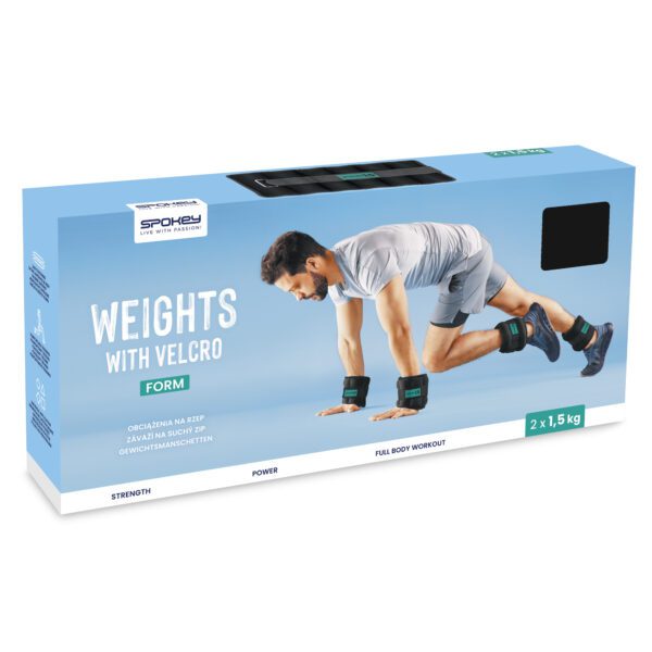 Velcro gewichten 1,5kg set voor fitness - Spokey FORM