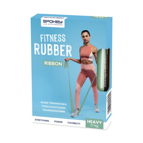 Heavy fitness band 200 cm groen - Spokey RIBBON