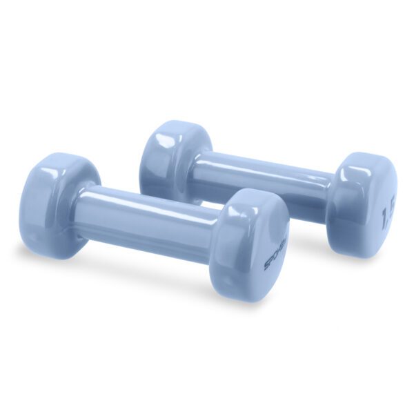 Vinyl dumbbells 2x1,5 kg blauw - Spokey SHAPE IV