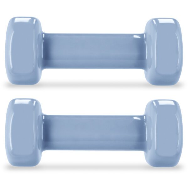 Vinyl dumbbells 2x1,5 kg blauw - Spokey SHAPE IV